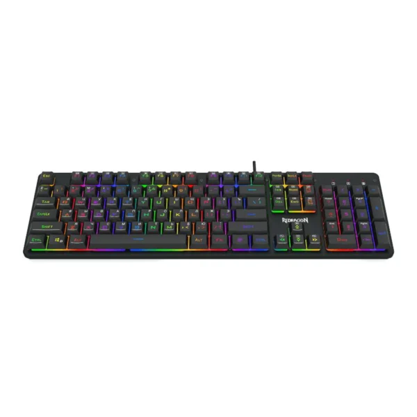Redragon Nagato Wired Gaming Keyboard Membrane 104 Key RGB 25-Key Rollover - Redragon NAGATO RD K514-RGB