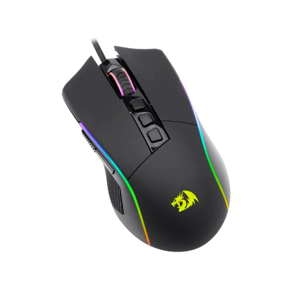 Redragon Plank Wired Gaming Mouse 16000 DPI RGB 9 Buttons - Redragon PLANK RD M812-RGB