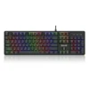 Redragon Nagato Wired Gaming Keyboard Membrane 104 Key RGB 25-Key Rollover - Redragon NAGATO RD K514-RGB