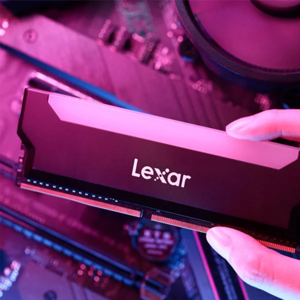 Lexar Hades RGB 8GB DDR4-3200 UDIMM Gaming Memory CL16 - LD4BU008G-R3200GSLH