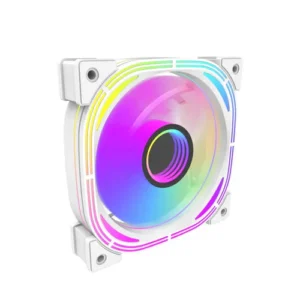 Darkflash Infinity 24 White 120mm ARGB Fan 1600RPM 65CFM - Darkflash Infinity 24 Single White