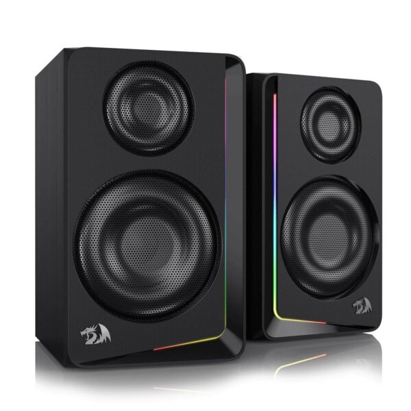 Redragon Andante 2.0 PC Gaming Speaker 10W RGB Wood Finish - Redragon ANDANTE 2.0 RD GS812