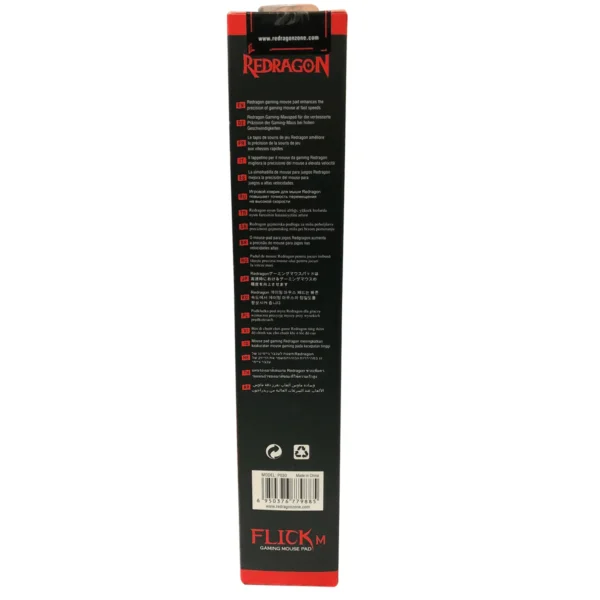 dsadass_1600x Redragon Flick M Gaming Mousepad 320x270mm Speed Surface - Redragon FLICK M RD P030