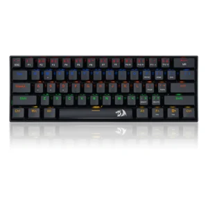 Redragon Lakshmi 60% Wired Mechanical Keyboard Blue Switch LED Backlit - Redragon LAKSHMI RD K606R