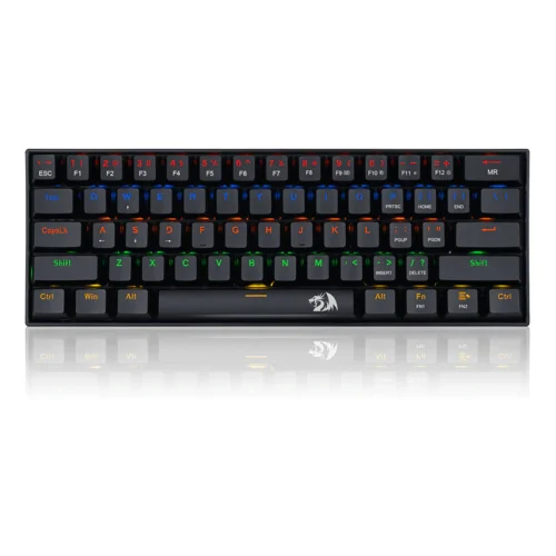 Redragon Lakshmi 60% Wired Mechanical Keyboard Blue Switch LED Backlit - Redragon LAKSHMI RD K606R