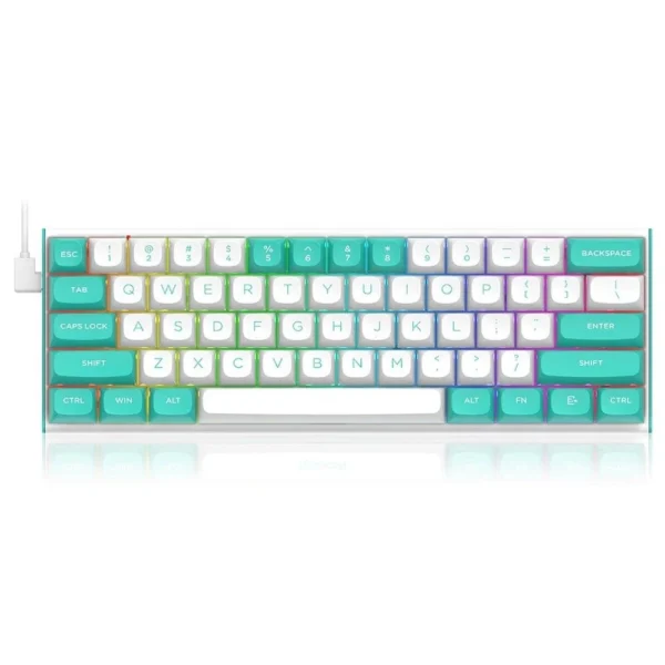Redragon Fidd 60% Magnetic Switch Rapid Trigger Gaming Keyboard 8K Polling RGB - Redragon FIDD RD K683WB-RGB