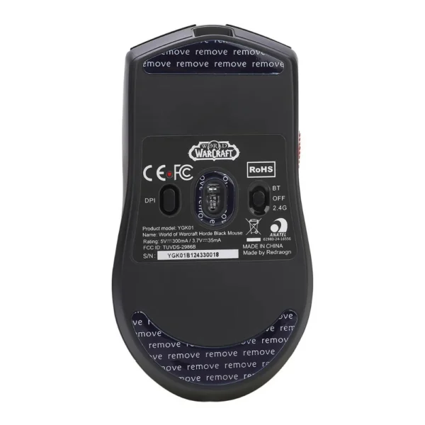 Redragon WoW Edition Tri-Mode Gaming Mouse 26000 DPI 49g Lightweight - YGK01