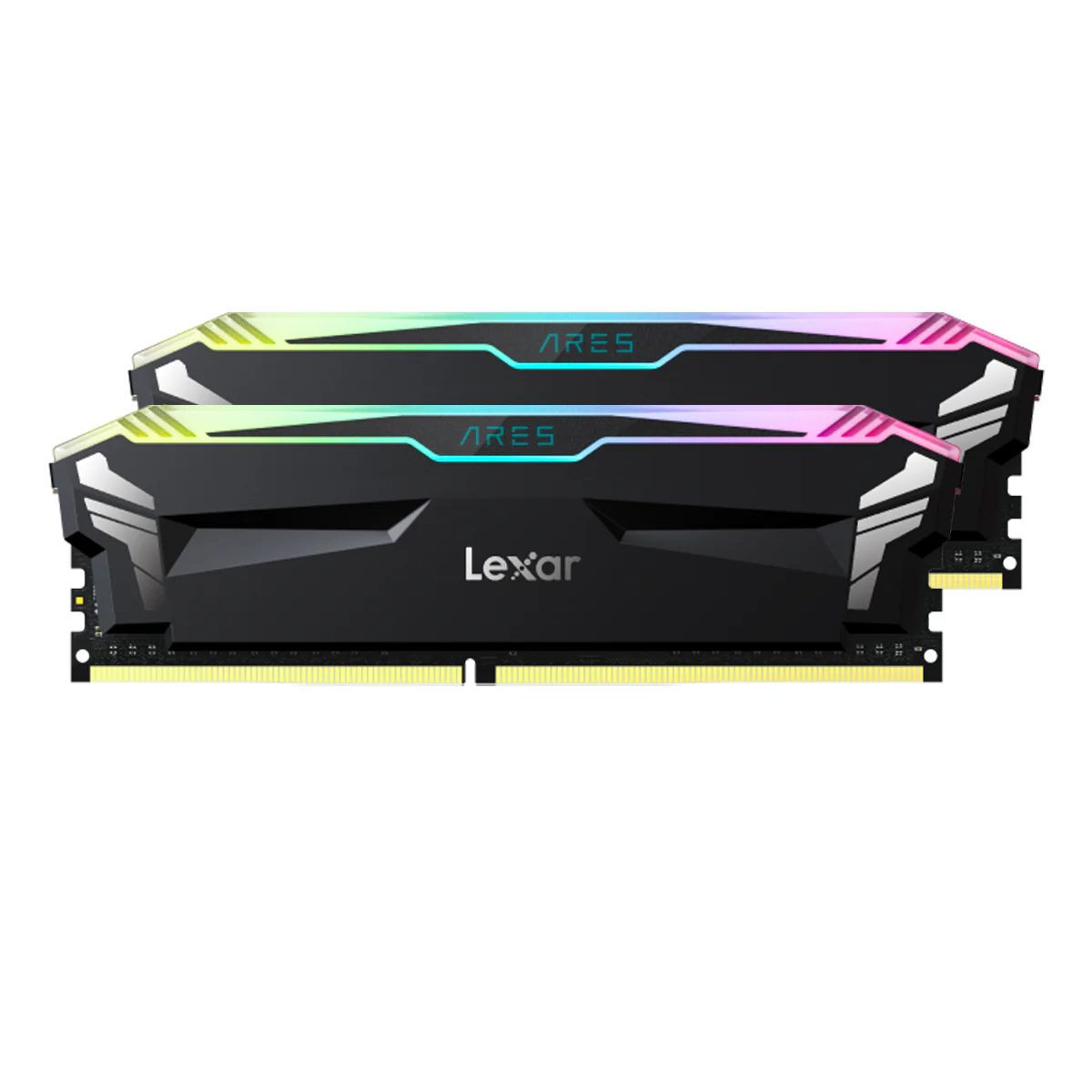 Lexar ARES RGB 32GB (2x16GB) DDR4 3600MHz CL18 UDIMM Memory Kit – LD4BU016G-R3600GDLA...