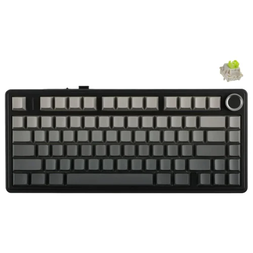 Aula F75 75% Wireless Mechanical Keyboard Tri-Mode Gasket RGB Reaper Switch Gradient Gray - Aula F75 Gradient Gray