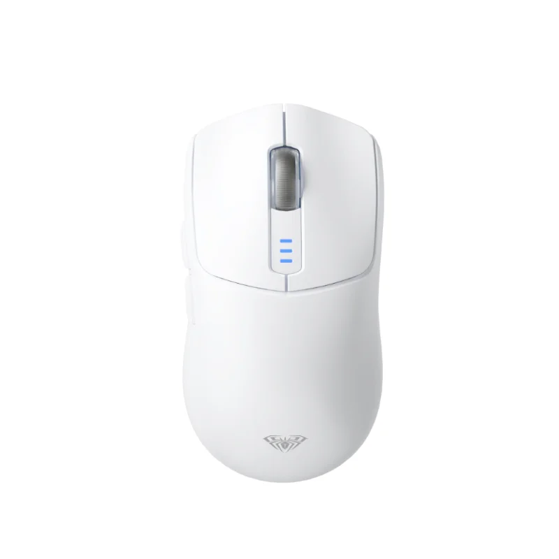Aula SC580X Tri-Mode Wireless Gaming Mouse – Bluetooth/2.4GHz/Wired – 500mAh – White – Aula SC580X White