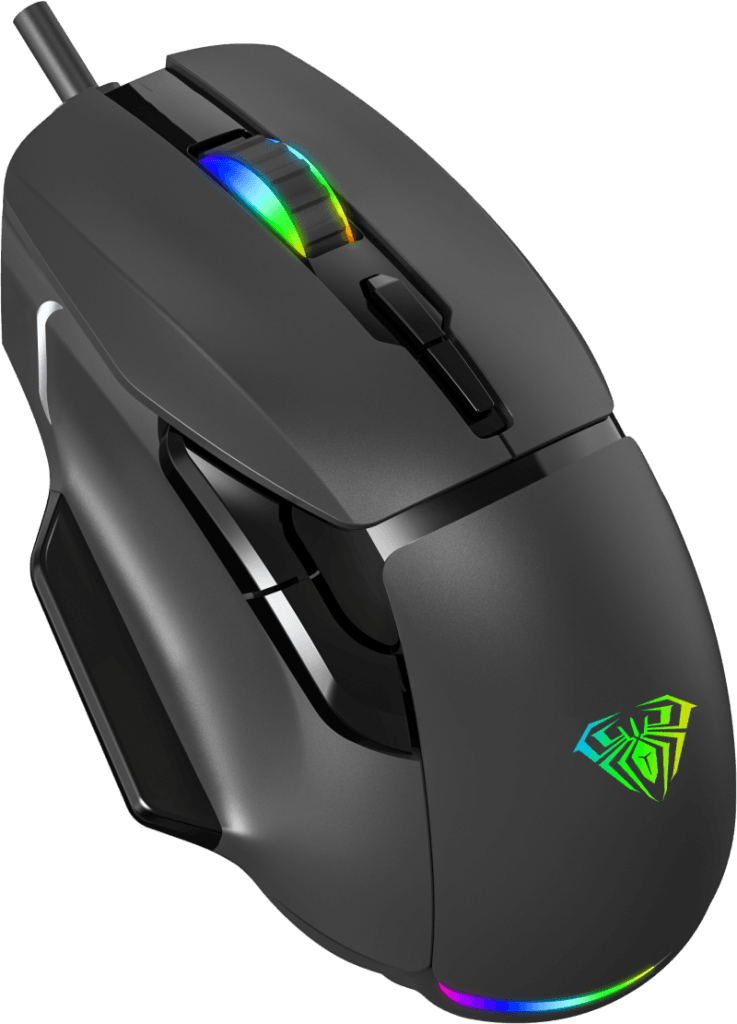 Aula F815 Wired Gaming Mouse RGB 12800 DPI 6 Programmable Buttons ...