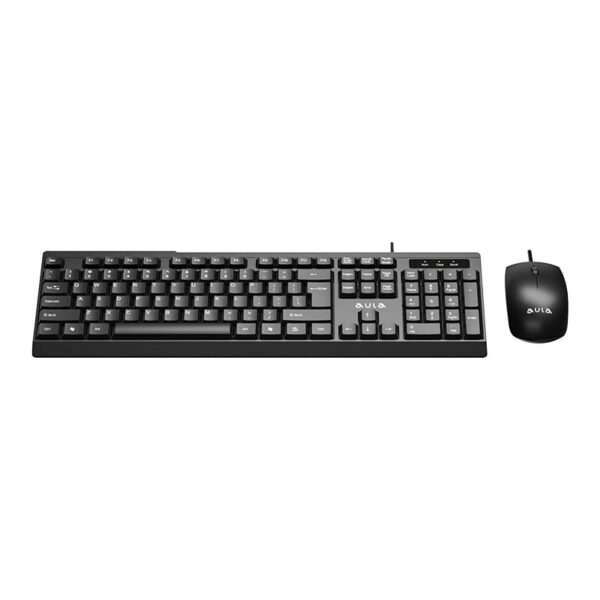 Aula Wired Keyboard and Mouse Combo - Multimedia - 1200 DPI - USB - Aula AC101