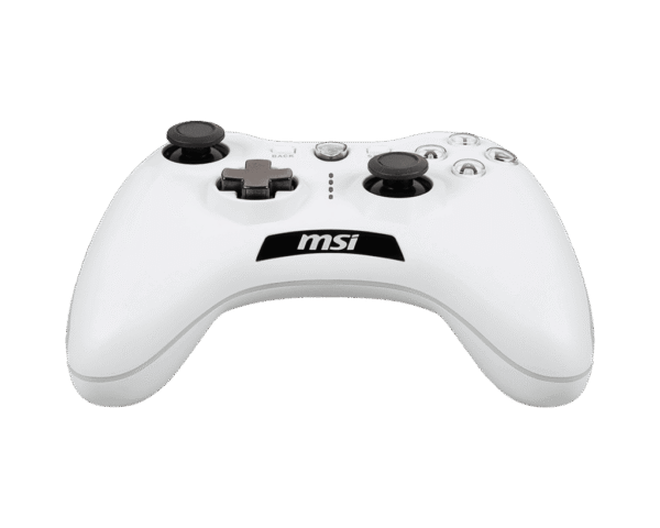 MSI FORCE GC20 V2 WHITE Wired Gaming Controller with Precision Triggers and Dual Vibration - FORCE GC20 V2 WHITE
