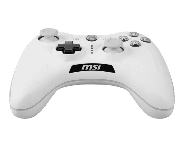 1024 (1) MSI FORCE GC30 V2 WHITE Wireless and Wired Dual Mode Gaming Controller - FORCE GC30 V2 WHITE