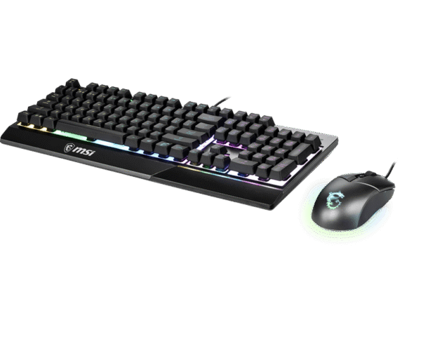 MSI VIGOR GK30 COMBO Gaming Keyboard and Mouse RGB Water Repellent 5000 DPI Optical - VIGOR GK30 COMBO
