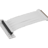 MSI PCI-E 4.0 X16 Riser Cable 180mm Vertical GPU Mount High Speed White - PCI-E 4.0 X16 RISER CABLE 180mm-White