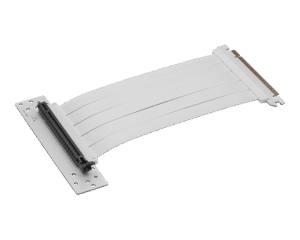 1024 (1) MSI PCI-E 4.0 X16 Riser Cable 180mm Vertical GPU Mount High Speed White - PCI-E 4.0 X16 RISER CABLE 180mm-White