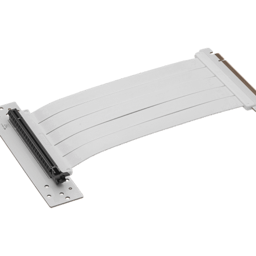 MSI PCI-E 4.0 X16 Riser Cable 180mm Vertical GPU Mount High Speed White - PCI-E 4.0 X16 RISER CABLE 180mm-White