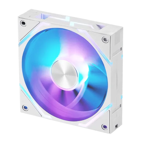MSI MPG EZ120 ARGB WHITE Single Pack 120mm Magnetic PWM Fan with FDB Bearing - MPG EZ120 ARGB WHITE- 1W