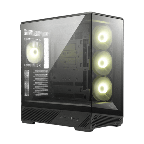MSI MAG PANO 130R PZ Mid Tower Gaming Case 270 Degree Panoramic Glass Project Zero Support - MAG PANO 130R PZ