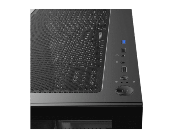 MSI PAG PANO M110A Micro ATX Panoramic Gaming Case 3x Auto RGB Fans Tempered Glass - PAG PANO M110A