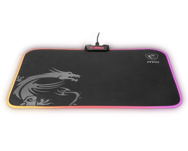 MSI AGILITY GD60 RGB Gaming Mousepad Micro-Textured Precision Surface - AGILITY GD60