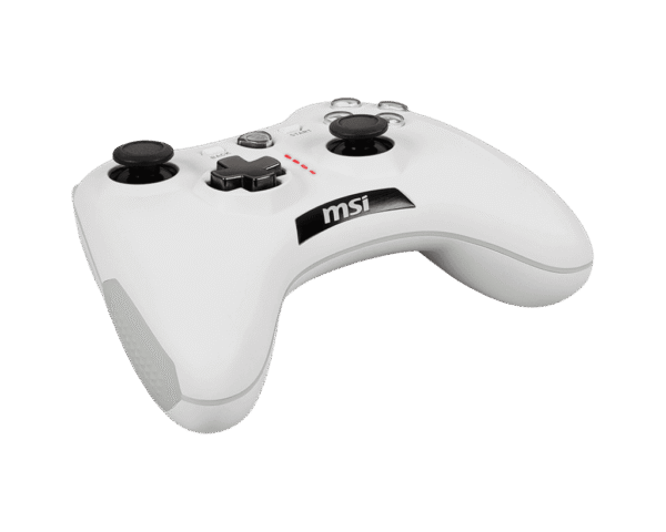 MSI FORCE GC20 V2 WHITE Wired Gaming Controller with Precision Triggers and Dual Vibration - FORCE GC20 V2 WHITE