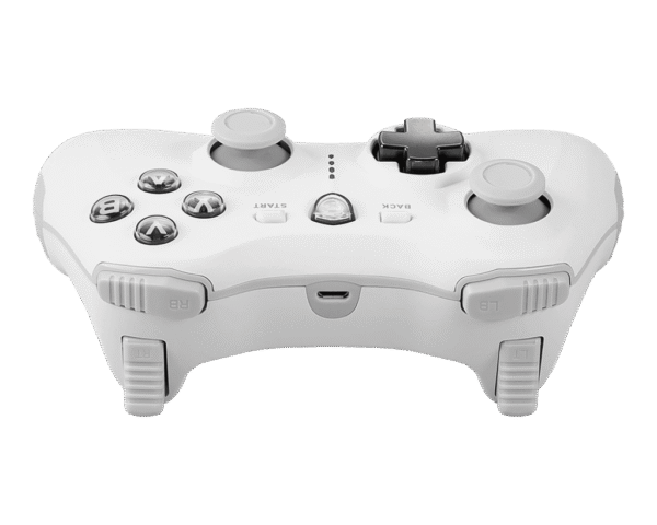 1024 (2) MSI FORCE GC30 V2 WHITE Wireless and Wired Dual Mode Gaming Controller - FORCE GC30 V2 WHITE