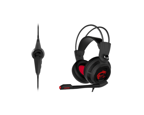 MSI DS502 Virtual 7.1 Surround Sound Wired Gaming Headset - DS502