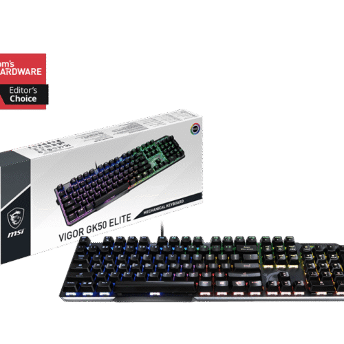 MSI VIGOR GK50 ELITE Mechanical Gaming Keyboard Kailh Blue Switches RGB - VIGOR GK50 ELITE LL