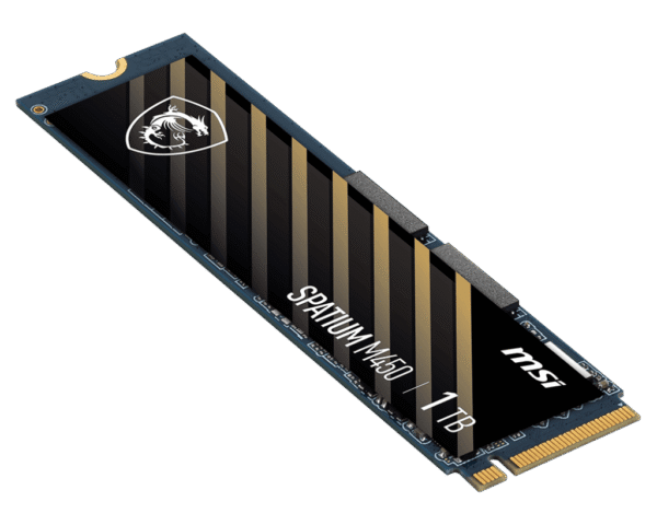 1024 (2) MSI SPATIUM M450 PCIe 4.0 NVMe M.2 SSD 1TB 3D NAND - SPATIUM M450 PCIE 4.0 NVME M.2 1TB