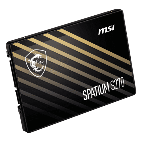 MSI SPATIUM S270 SATA III 2.5 Inch Internal SSD 240GB 3D NAND - SPATIUM S270 SATA 2.5" 240GB