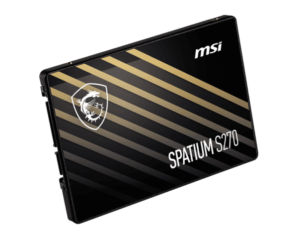 MSI SPATIUM S270 SATA III 2.5 Inch Internal SSD 240GB 3D NAND - SPATIUM S270 SATA 2.5" 240GB