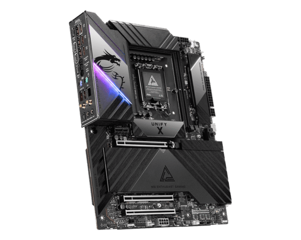 MSI MEG Z890 UNIFY-X LGA 1851 ATX Motherboard 2-DIMM DDR5 Overclocking Wi-Fi 7 5G LAN Thunderbolt 4 - MEG Z890 UNIFY-X