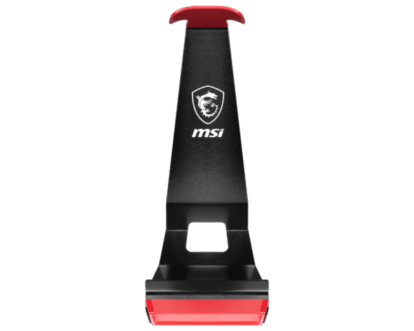 MSI HS01 Metallic Gaming Headset Stand with Phone Holder and Cable Management - HS01 HEADSET STAND
