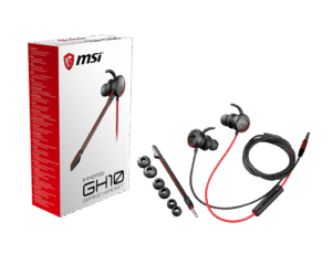 1024 (3) MSI IMMERSE GH10 In-Ear Gaming Headset 13.5mm Dynamic Driver 3.5mm Jack - IMMERSE GH10