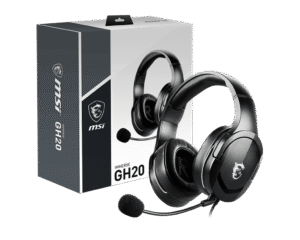 1024 (3) MSI IMMERSE GH20 Ultra-Lightweight Wired Gaming Headset 40mm Drivers 3.5mm Jack - IMMERSE GH20