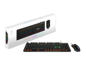 MSI FORGE GK300 Gaming Combo Mechanical Blue Switches 7200 DPI Optical Mouse RGB - FORGE GK300 COMBO BLUE US