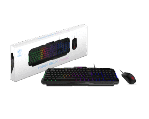 MSI FORGE GK100 Gaming Combo 6400 DPI RGB Optical Mouse and 19-Key Anti-Ghosting Keyboard - FORGE GK100 COMBO US