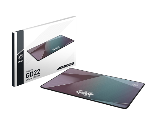 MSI AGILITY GD22 GLEAM EDITION Zero-Friction Splash-Proof Gaming Mousepad 320x220mm - AGILITY GD22 GLEAM EDITION
