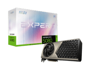 MSI GeForce RTX 5080 16G EXPERT OC NVIDIA Blackwell 16GB GDDR7 Flow Frozr 2 - RTX 5080 16G EXPERT OC