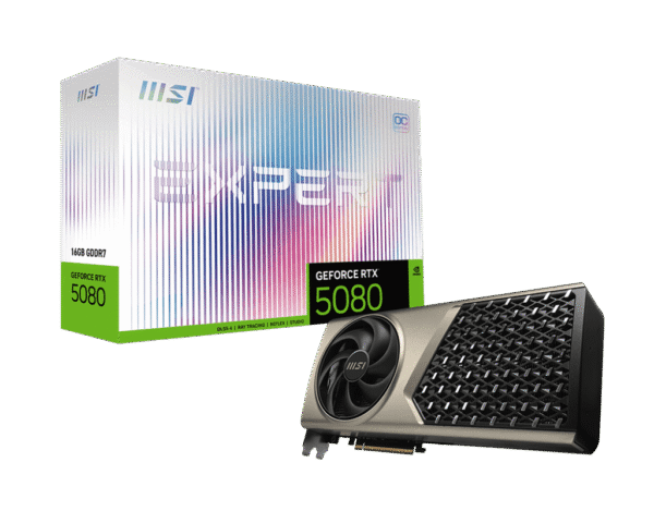 MSI GeForce RTX 5080 16G EXPERT OC NVIDIA Blackwell 16GB GDDR7 Flow Frozr 2 - RTX 5080 16G EXPERT OC