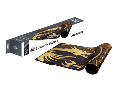 MSI AGILITY GD70 DRAGON TIAMAT XL Silky Fabric Gaming Mousepad 900x400mm - AGILITY GD70 DRAGON TIAMAT