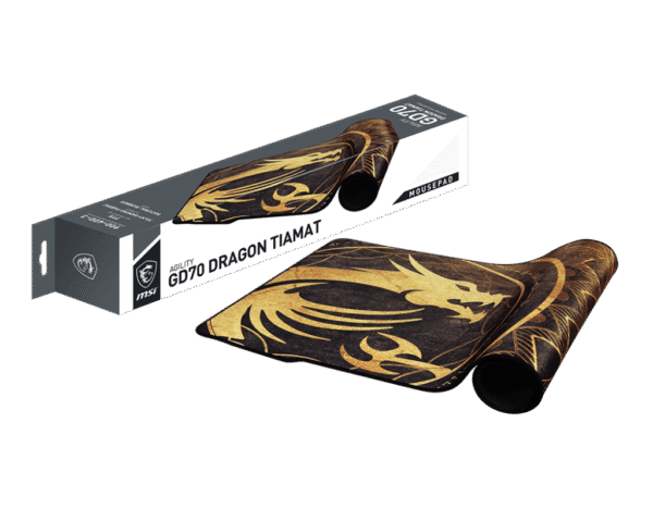 MSI AGILITY GD70 DRAGON TIAMAT XL Silky Fabric Gaming Mousepad 900x400mm - AGILITY GD70 DRAGON TIAMAT