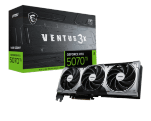 MSI GeForce RTX 5070 Ti 16G VENTUS 3X OC GDDR7 SFF-Ready Graphics Card