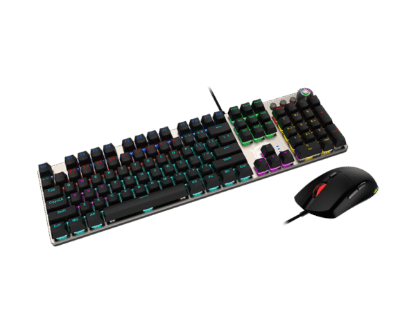 1024 MSI FORGE GK310 Gaming Combo Mechanical Red Switches Hot-Swappable RGB Keyboard and 7200 DPI Mouse - FORGE GK310 COMBO RED US