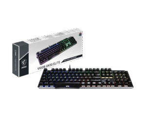 MSI VIGOR GK50 ELITE Mechanical Gaming Keyboard Kailh Box White Clicky RGB - VIGOR GK50 ELITE BOX WHITE