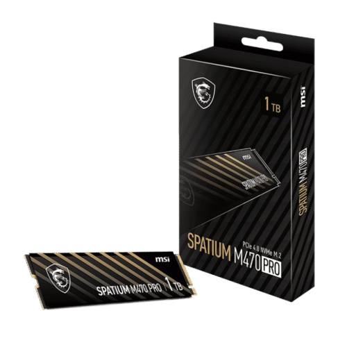MSI SPATIUM M470 PRO 2TB NVMe M.2 PCIe 4.0 SSD - S78-440Q990-P83