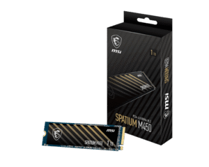MSI SPATIUM M450 PCIe 4.0 NVMe M.2 SSD 1TB 3D NAND - SPATIUM M450 PCIE 4.0 NVME M.2 1TB