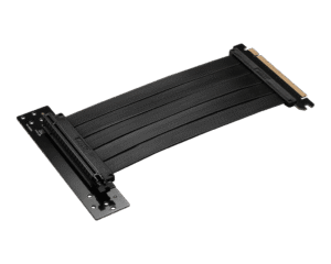 MSI PCI-E 4.0 X16 Riser Cable 180mm Vertical GPU Extension Black - PCI-E 4.0 X16 RISER CABLE 180mm-Black